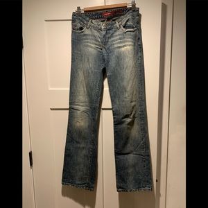 Miss Sixty “straight tommy” distressed jeans